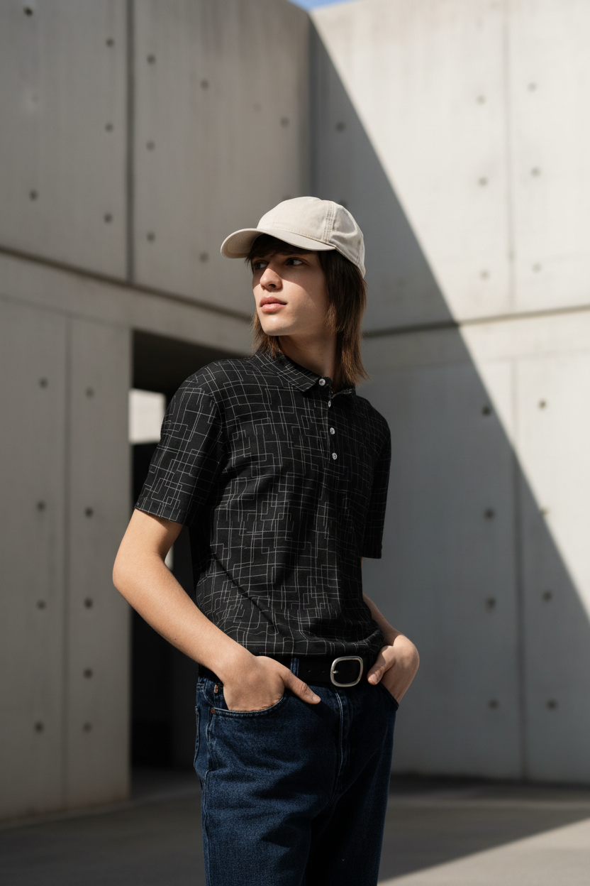 Architectural Silence Lifestyle Portrait